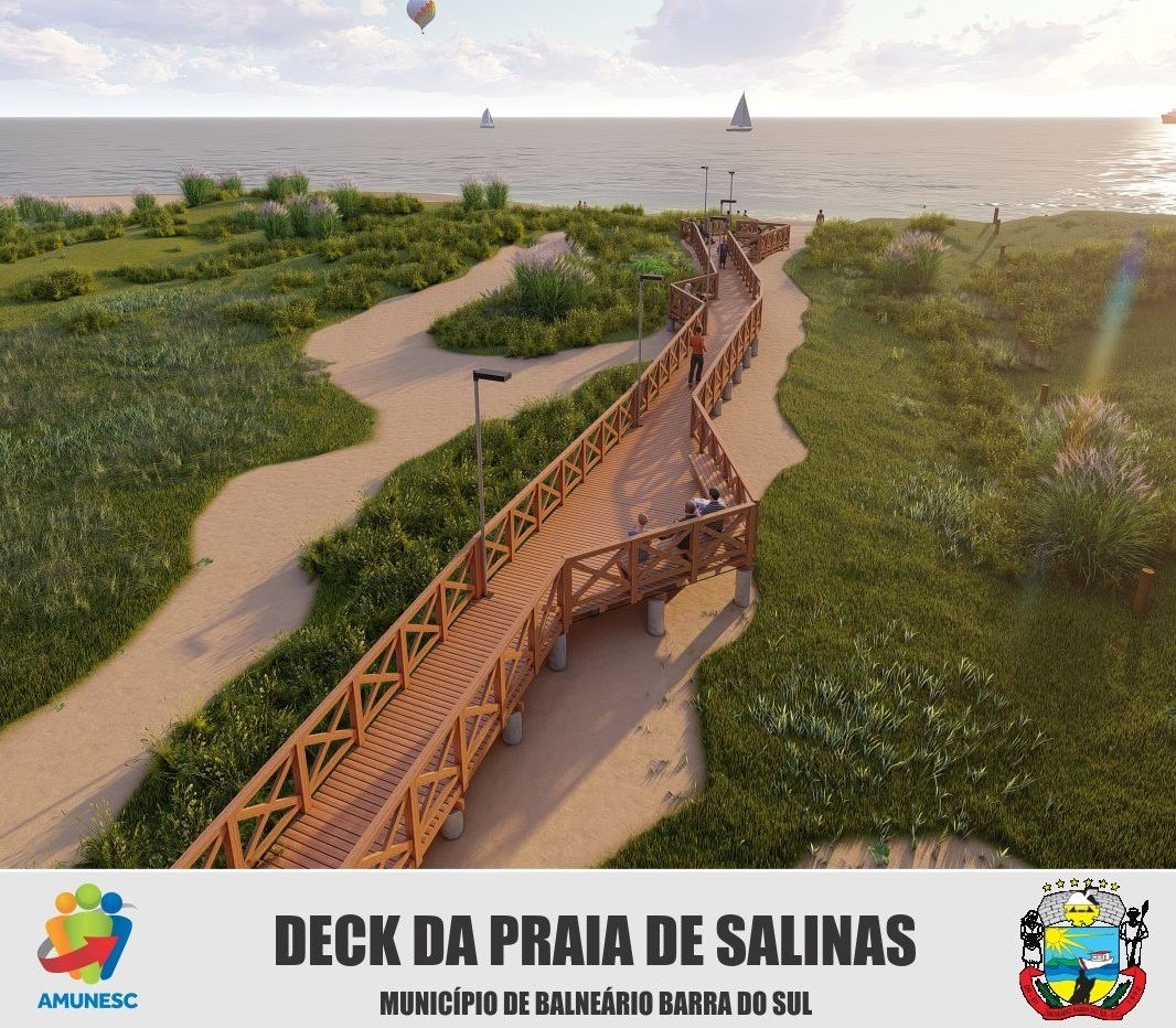 Read more about the article Amunesc entrega projeto de deck para Barra do Sul