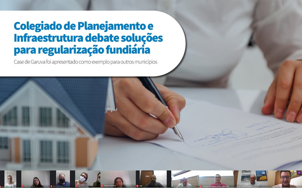 Read more about the article Colegiado de Planejamento e Infraestrutura debate soluções para regularização fundiária