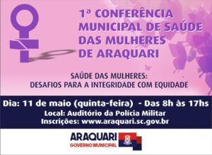 Read more about the article Abertas inscrições para a 1ª Conferência Municipal de Saúde das Mulheres