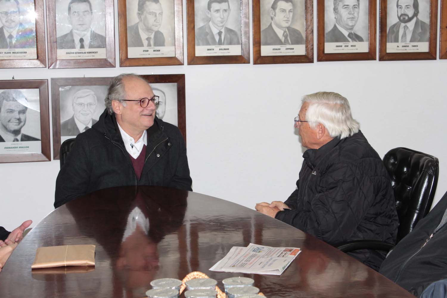 Read more about the article Secretário de Estado da Saúde, Vicente Caropreso reúne-se com o prefeito Magno Bollmann