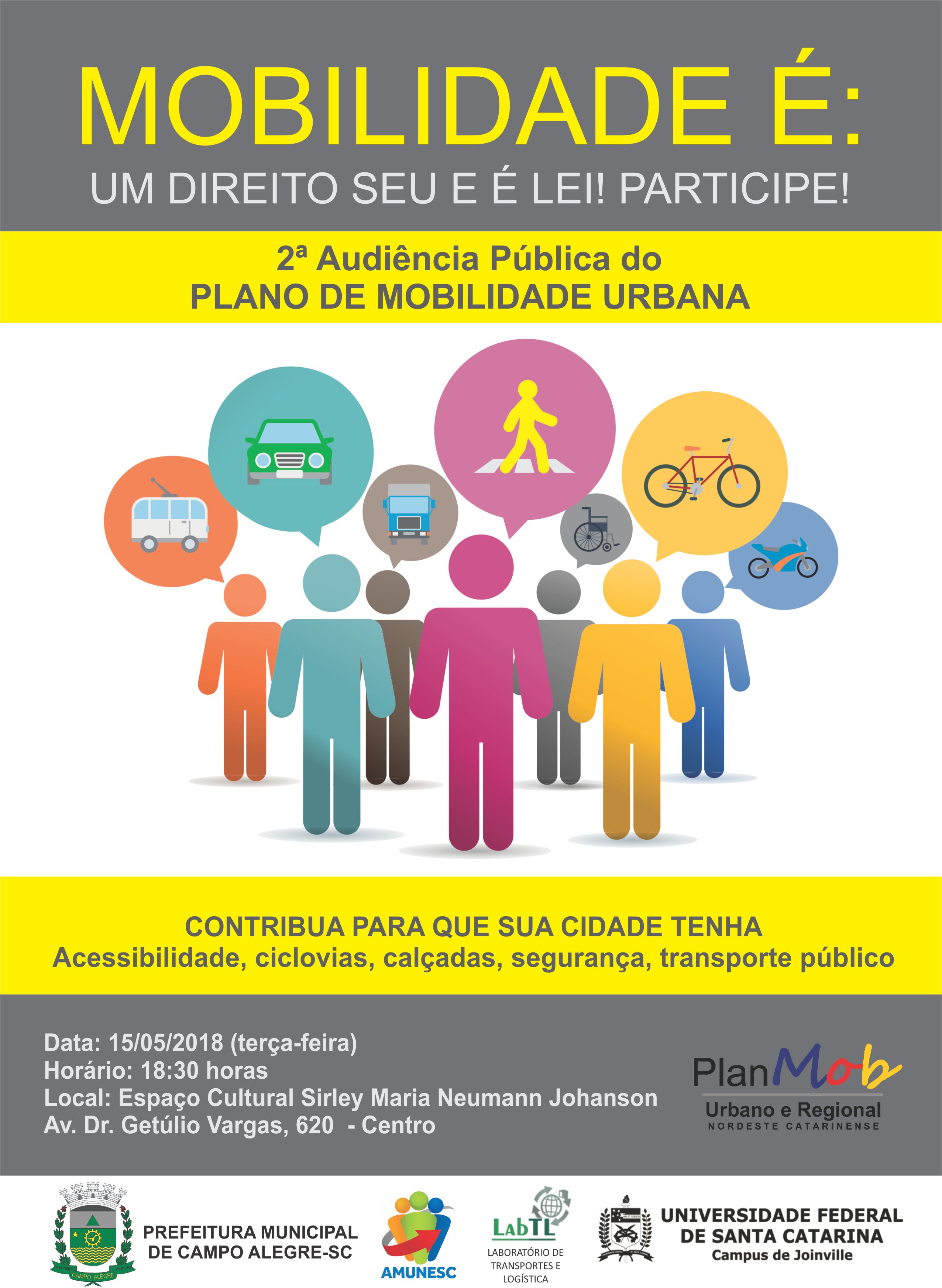 Read more about the article Segunda audiência pública sobre Plano de Mobilidade será em maio