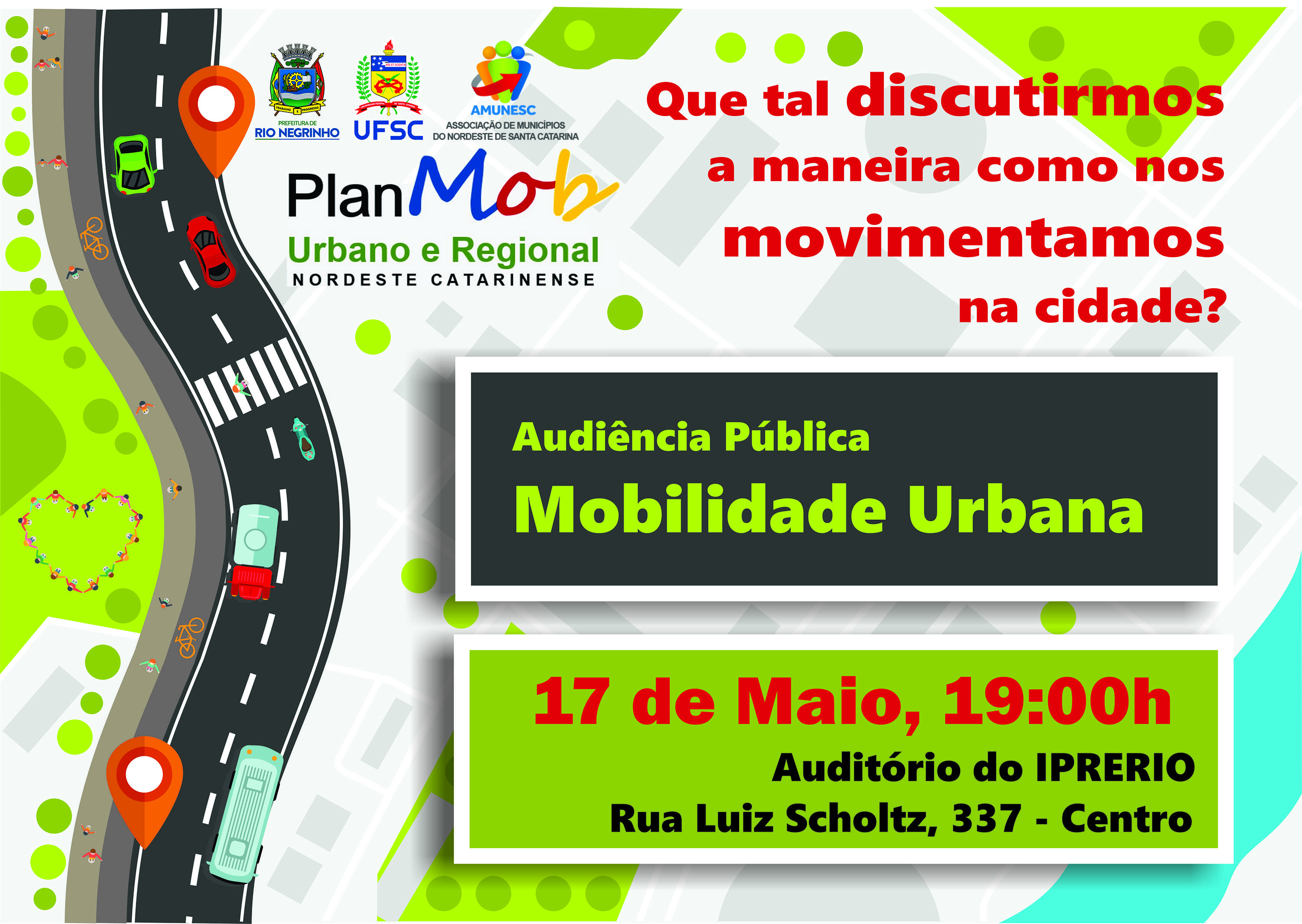 Read more about the article Prefeitura convida população para Audiência do Plano de Mobilidade Urbana