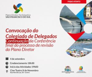 Read more about the article Conferência final do processo de revisão do Plano Diretor continua no dia 04 de setembro