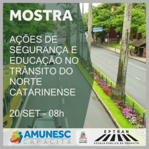 Read more about the article Amunesc sediará comemoração da Semana do Trânsito