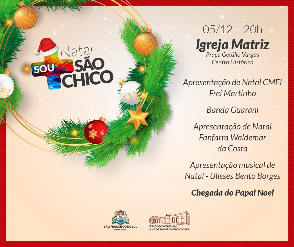 Read more about the article Natal Sou + São Chico começa nesta quinta-feira