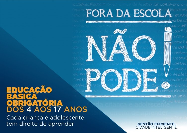 Read more about the article Secretaria de Educação alerta pais para matrícula obrigatória de crianças com 4 e 5 anos