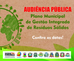 Read more about the article Amunesc: audiências públicas vão debater Plano Municipal de Gestão Integrada de Resíduos Sólidos nos municípios da região