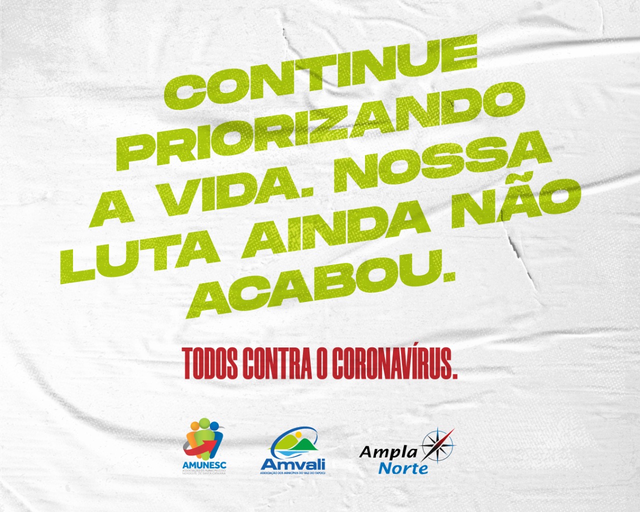 Read more about the article Coronavírus: Amunesc, Amvali e Amplanorte se unem em campanha de conscientização