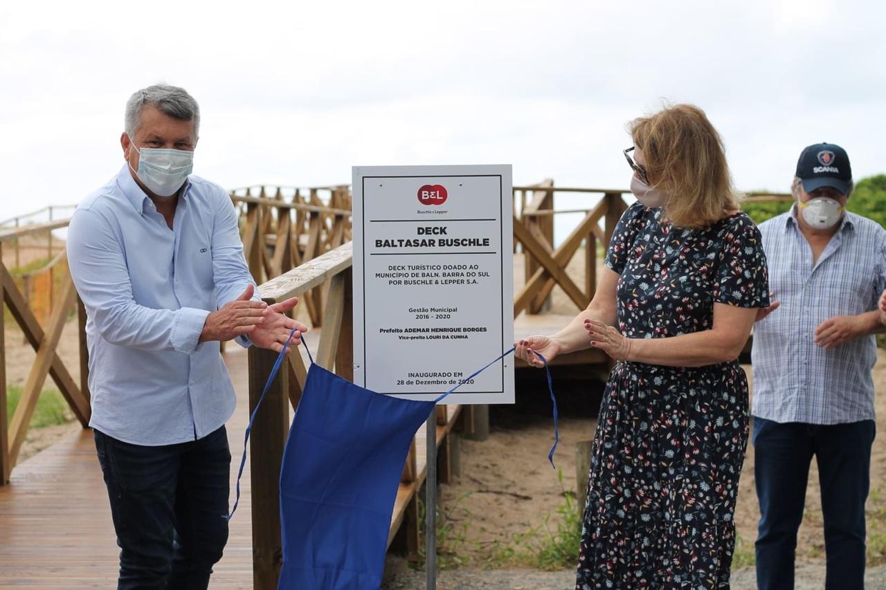 You are currently viewing Prefeitura de Barra do Sul inaugura deck projetado pela Amunesc