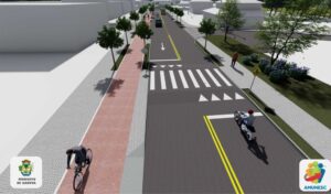 Read more about the article Revitalização da Avenida Paraná em Garuva tem projeto realizado pela Amunesc