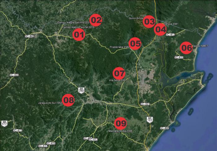 Read more about the article Dados Hidroclimatológicos da Região da Amunesc